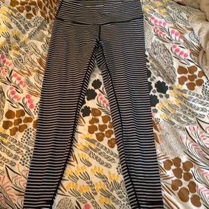 Lululemon striped leggings sz 14